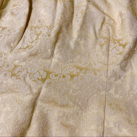 New York &Co. Eva Mendes Yellow Jacquard Dress - Picture 6 of 11